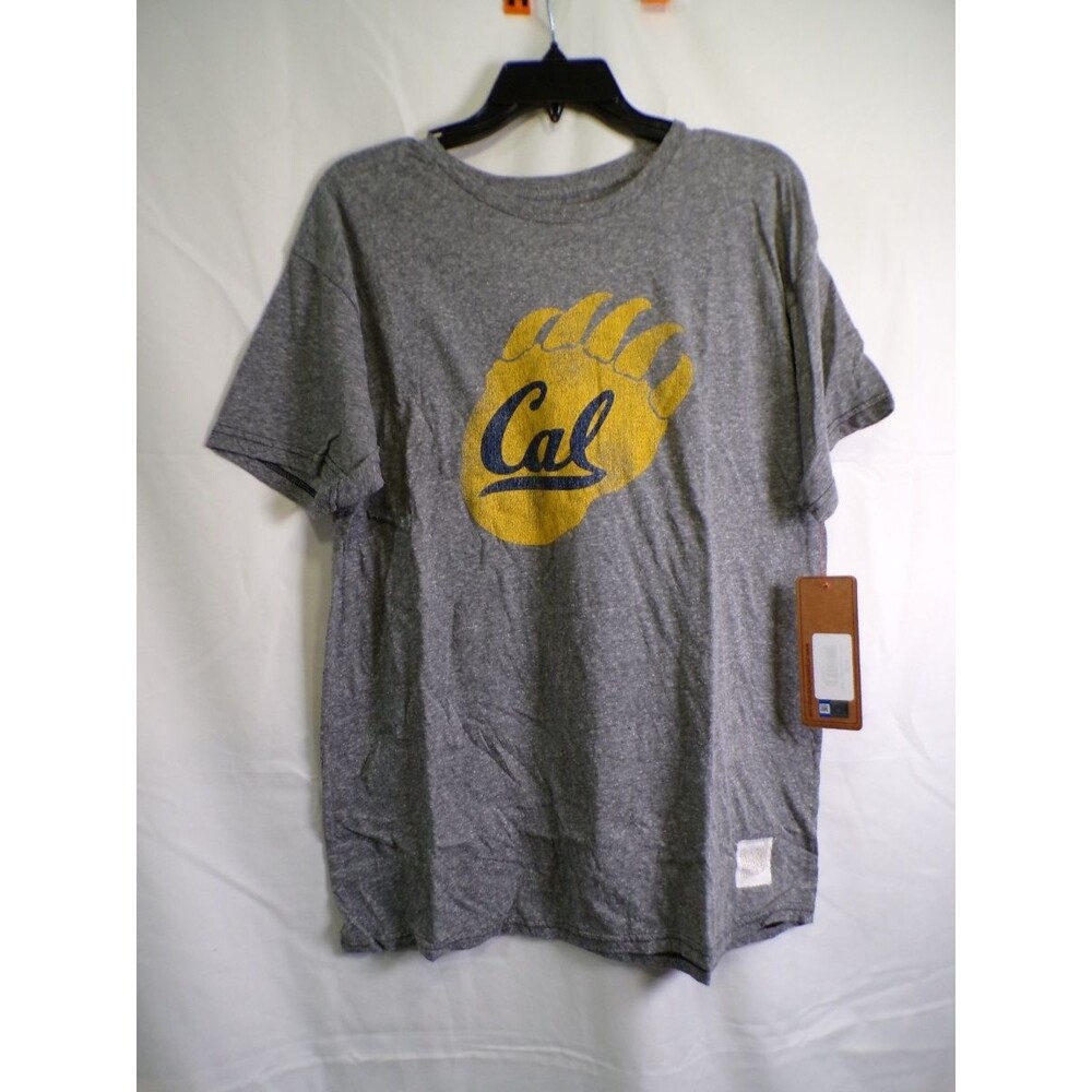 Original Retro Brand Cal Bears Men's L Gray Heather T-Shirt College Vault